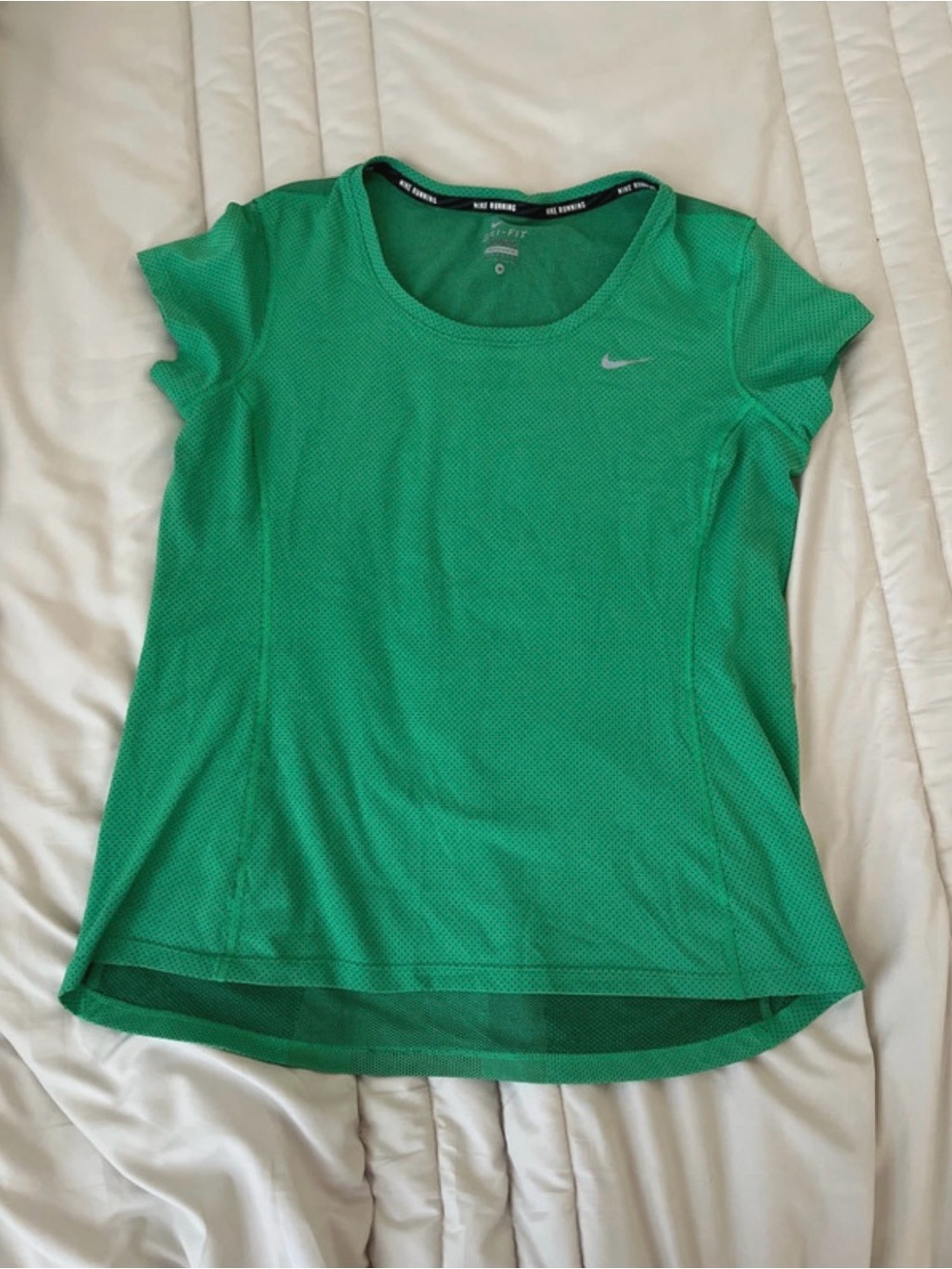 Nike Women's Bright Green Performance Short Sleeve Tee